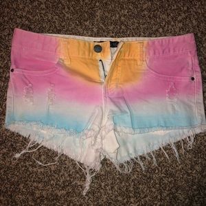 Tie-Dye Billabong Shorts